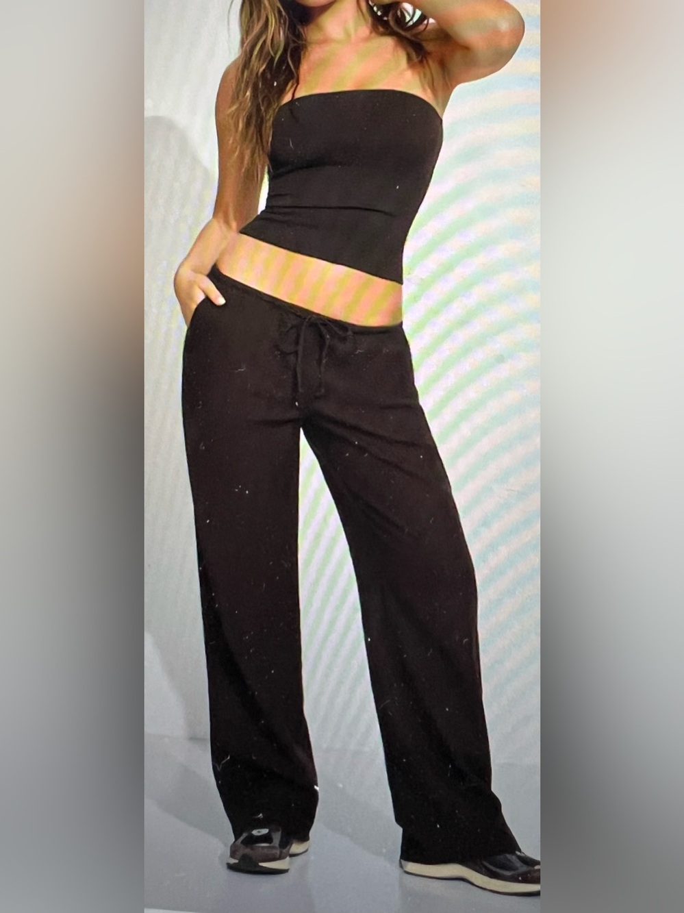 Linen blend Pants🍁 - Picture 3 of 12